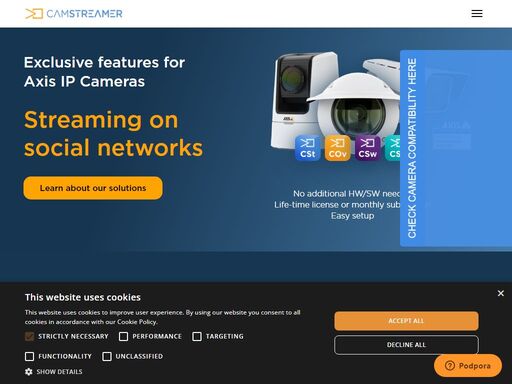 connect a network camera to youtube or other rtmp streaming platforms. camstreamer app is an application running on any axis ip camera which can send video to youtube and other streaming servers.