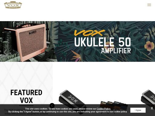 the vox tradition of innovation carries on today with products designed to achieve unprecedented tonal flexibility. find your voice with vox.
