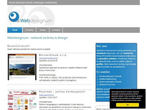 tvorba webových stránek, webhosting, webdesign. firma sídlící v roztokách u prahy.