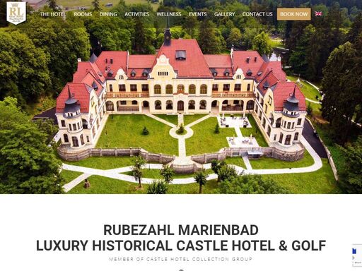 rubezahl marienbad historical castle hotel is a luxurious hotel ideal for relaxation, golf & congress tourism, family vacation, spa and massages.