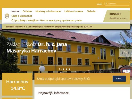 informace, akuality a úspěchy žáků. ofiiciální stánky základní školy dr.h.c. jana masaryka harrachov