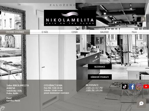 nikolamelita salon offers our clients a world-class hairdressing experience in coolest area of prague - karlin. if you need professional haircut or color from expirienced stylist who also work as educators, just call us. we use  oribe, goldwell or selective professional. salon nikolamelita , karlin