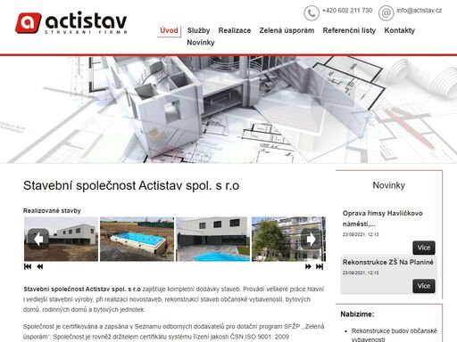 www.actistav.cz