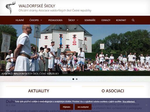 oficiální stránky asociace waldorfských škol české republiky