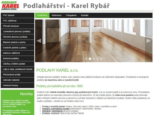 www.podlahykarel.cz