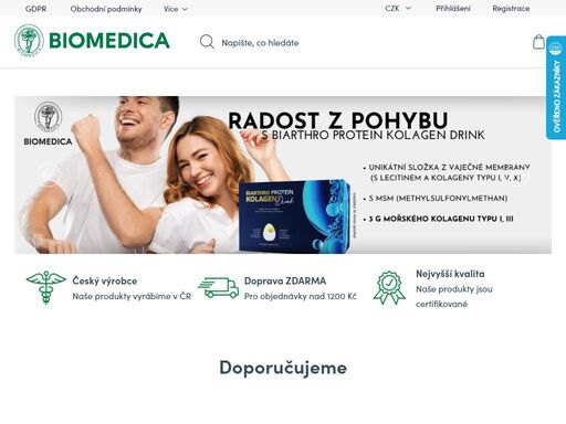 jsme tradiční český výrobce kvalitních a přírodních produktů, od vitamínů a doplňků stravy po kolageny a přípravky, pro správnou činnost imunitního systému, abyste podpořili své zdraví a pohodu.