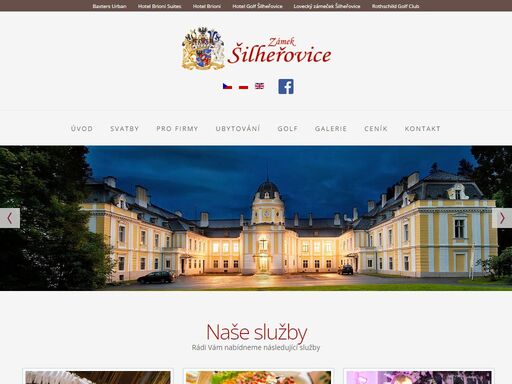 prožijte svou romantickou svatbu na zámku šilheřovice.