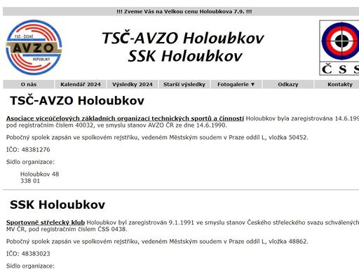 www.avzoholoubkov.cz