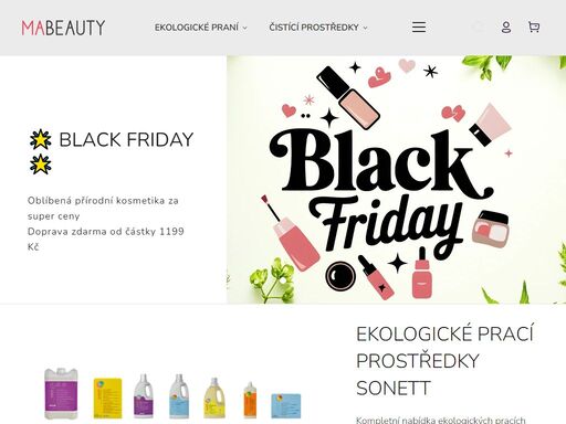 hledáte přírodní kosmetiku nebo ekologické prostředky pro domácnost? široká nabídka kosmetiky a ekologických produktů na ma-beauty.cz