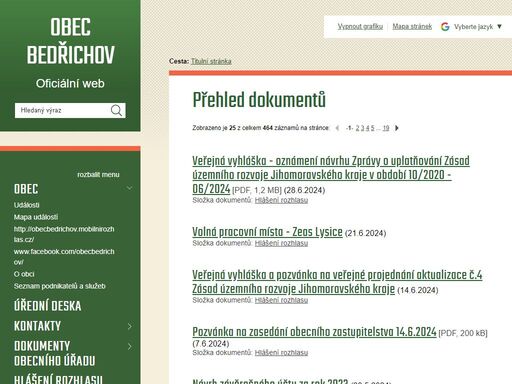 www.obecbedrichov.cz