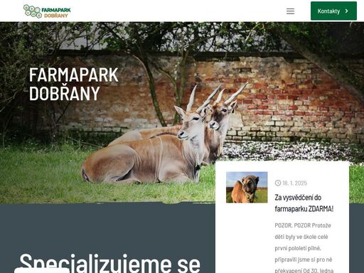 www.farmaparkdobrany.cz