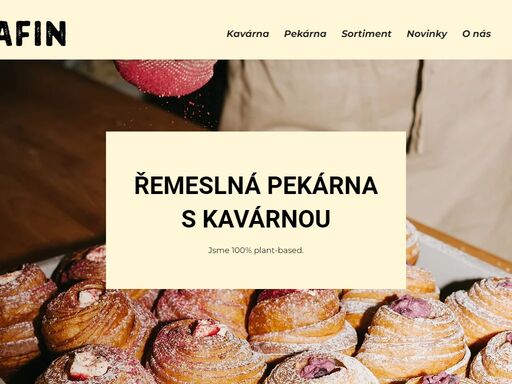 veganská řemeslná pekárna s kavárnou krafin. nacházíme se na adrese voroněžská 19 v praze.