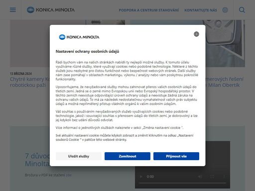 konica minolta business solutions czech. váš partner pro it služby a systémy, multifunkční zařízení i profesionální tisk.