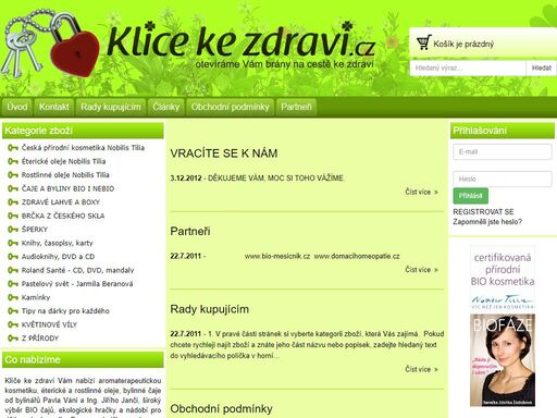 www.klicekezdravi.cz