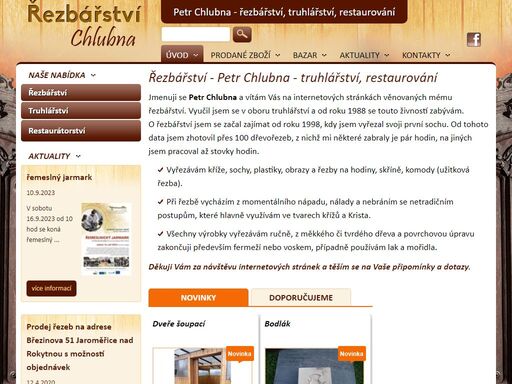 www.rezbarstvi-chlubna.cz