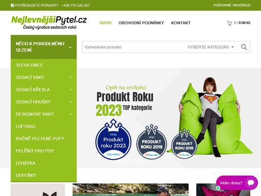 prodáváme nejlevnější sedací pytle na českém trhu. v našem online shopu naleznete sedací vaky, sedací hrušky, podsedáky. 100% český výrobce sedacích pytlů.