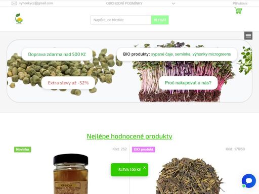 prozkoumejte naši nabídku bio sypaných čajů a semínek microgreens. velké slevy a doprava zdarma nad 500 kč! vše z bio certifikovaných zdrojů.