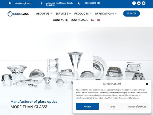 czech-based family company grounded in the best tradition of czech glassmakers. we are experts in manufacturing and development of optical glass and special glass components.