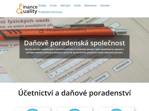 účetní a daňová kancelář finance quality nabízí profesionální vedení účetnictví a certifikované daňové poradenství v českých budějovicích.