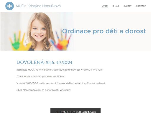 www.drhanulikova.cz