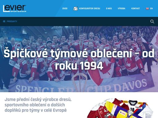jsme přední český výrobce dresů a sportovního oblečení pro týmy v celé evropě. vyrábíme hokejové dresy, týmové oblečení pro fotbal, floorbal a další sporty.
