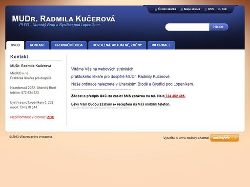 www.ordinacekucerova.cz