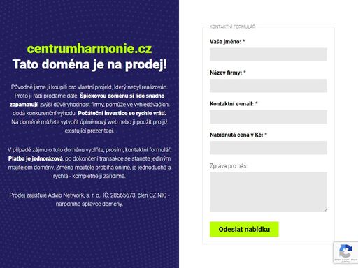 www.centrumharmonie.cz