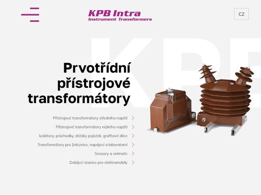 špičková kvalita, tradice a zkušenosti. kpb intra je předním výrobcem přístrojových transformátorů a našim zákazníkům poskytujeme nejlepší služby v oblasti měření a jištění rozvodných zařízení.