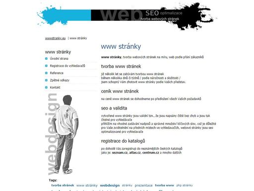 www stránky navržené podle přání zákazníka. dbáme na to, aby www stránky byly validní s důrazem na seo optimalizaci