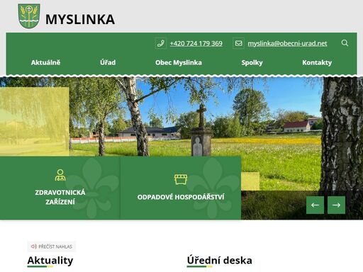 www.myslinka.cz
