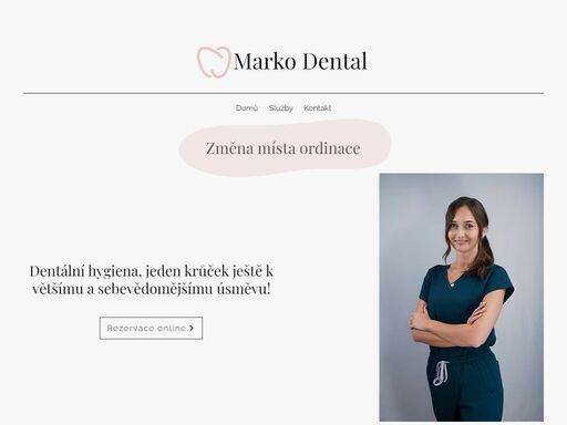 marko dental - dentální hygiena, jeden krůček ještě k většímu a sebevědomějšímu úsměvu!