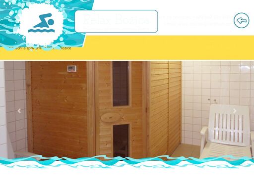 zaplavte si v bazénu se slanou mořskou vodou. k dispozici je sauna a solárium. možnost pronájmu bazénu.