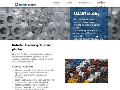 smart metal je dodavatel standardního sortimentu válcovaných a tažených polotovarů z hliníku, jako jsou plechy, pásy, fólie, profily, tyče atd.