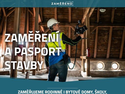 specializujeme se na pasport a zaměření staveb. nabízíme profesionální zaměření pomocí 3d skeneru
