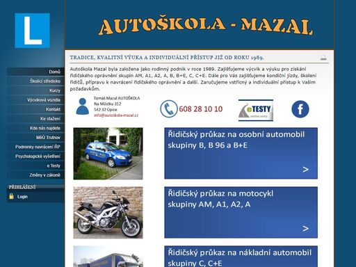 www.autoskola-mazal.cz