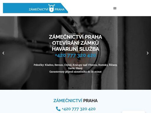 otevírání zámků, pohotovost zámečníci, otevírání bytů, domů, trezorů a automobilů