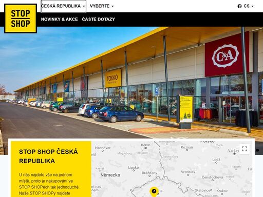 vítejte na stránkách obchodních center stop shop česká republika. v současné době najdete stop shopy na dvanácti místech po celé naší zemi.