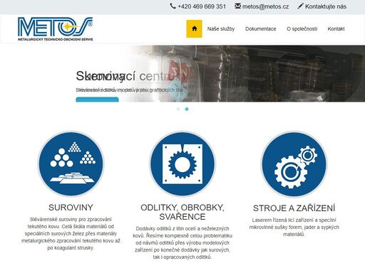 metos v.o.s. | metalurgický technicko obchodní servis | zabýváme se obchodní činností na českém slévárenském trhu.