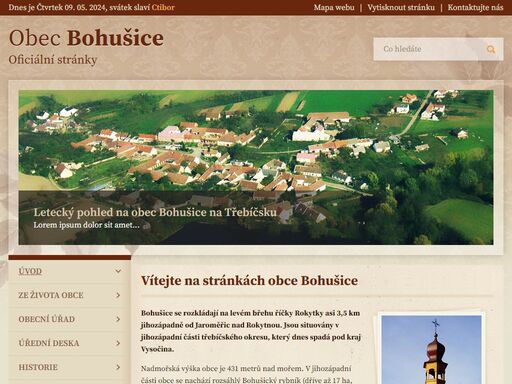 www.obecbohusice.cz