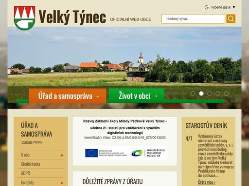 www.velkytynec.cz