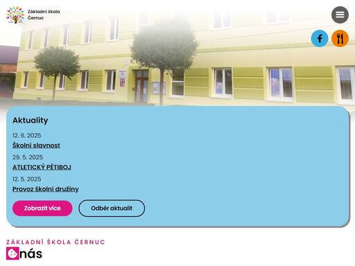 škola, s více jak 150-ti letou tradicí, je malotřídní školou rodinného typu. naši školu navštěvují děti z černuce, nabdína, miletic, uh, sazené a velvar.