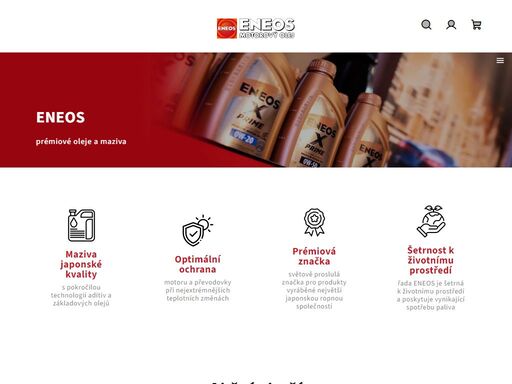 eneos. eneos je obchodní značka pro výrobky vyráběné a prodávané společností jxtg nippon oil & energy corp., největší ropnou společností v japonsku. produkty eneos jsou maziva nejvyšší kvality, která jsou dnes na trhu k dispozici. tyto produkty používají pokročilé technologie aditiv a základového oleje, což je…