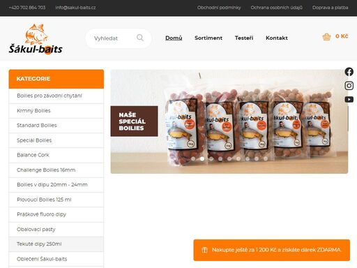 zaměřujeme se na výrobu boilies a dalšího krmení pro lov kaprů, především pro sportovní rybolov. našim cílem je kombinovat vhodné příchutě a tak zajistit co největší úspěch při lovu. 