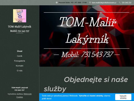 tom-malíř lakýrník,731543737,
