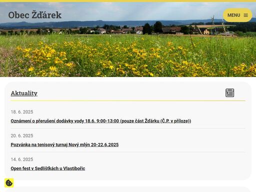 obec žďárek leží v jihovýchodním cípu okresu liberec při hranici s okresem jablonec nad nisou mezi městy turnov a hodkovice nad mohelkou.