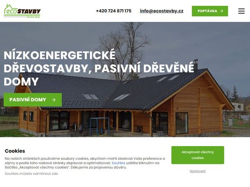dřevostavby a pasivní dřevěné domy na klíč. realizace ostatních dřevěných staveb jako jsou roubenky, sruby, chaty, zahradní domky a pergoly