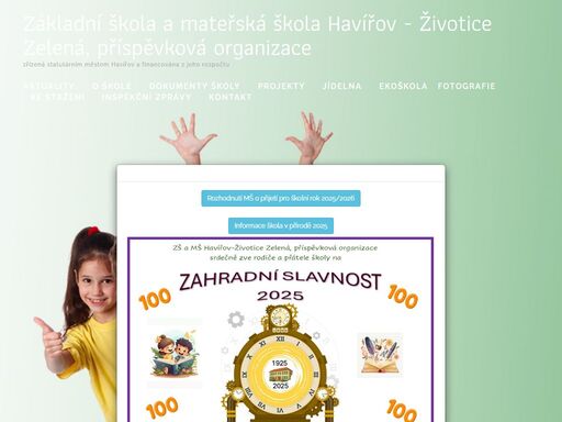 škola, školka, havířov, životice, zelená, eko, ekoškola, ekoškolka, první stupeň, příspěvková orgaizace, družina
