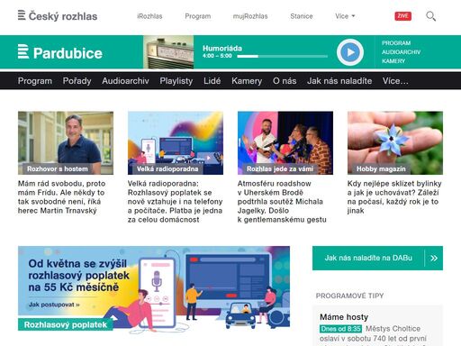 online vysílání a vše o programu. aktuální zprávy, tipy na výlety, recepty a rozhovory se zajímavými hosty.