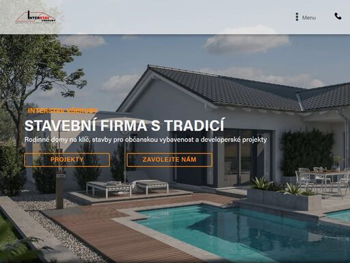 stavební firma s tradicí, rodinné domy na klíč, stavby pro občanskou vybavenost a developerské projekty