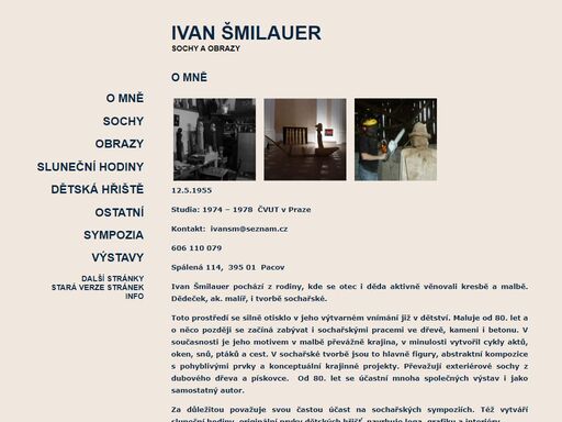 ivan šmilauer - sochy a obrazy